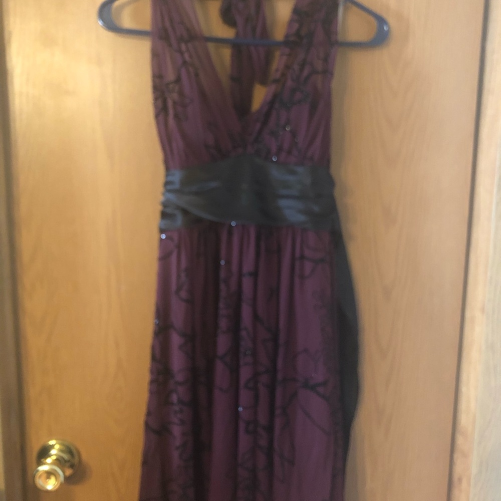 Cocktail dresses. Navy-5$25 peach-1-$15 wine sm$10